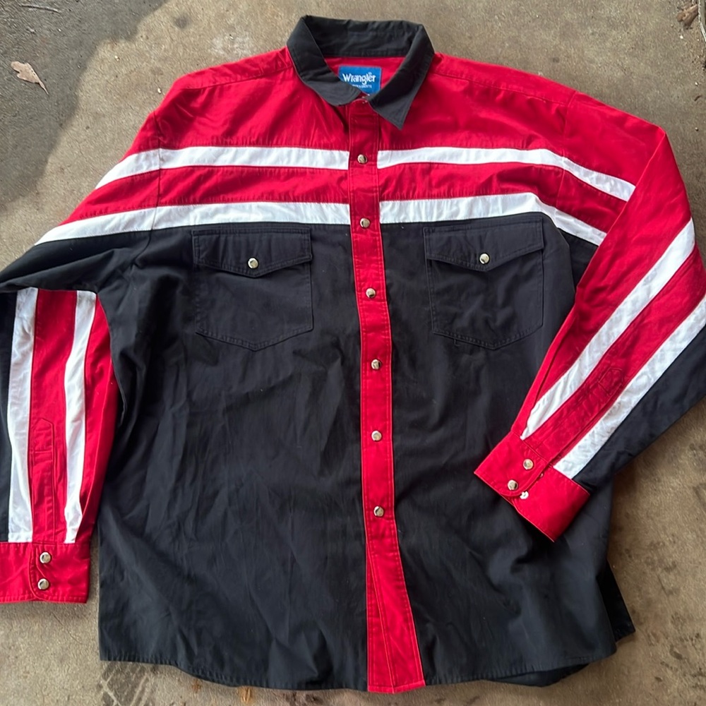 Vintage Wrangler western shirt Pearsnap XL